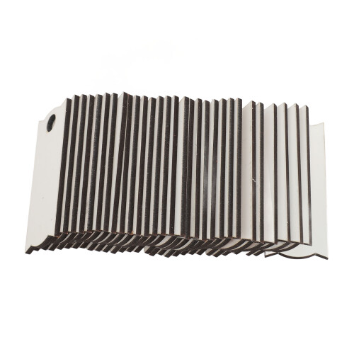 30PCS Set Sublimation Topper Name Tag