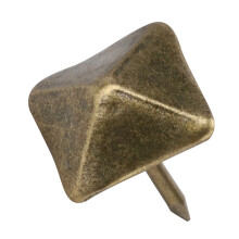 50Pcs Polster Tür Nagel Retro Cyan Bronze Eisen