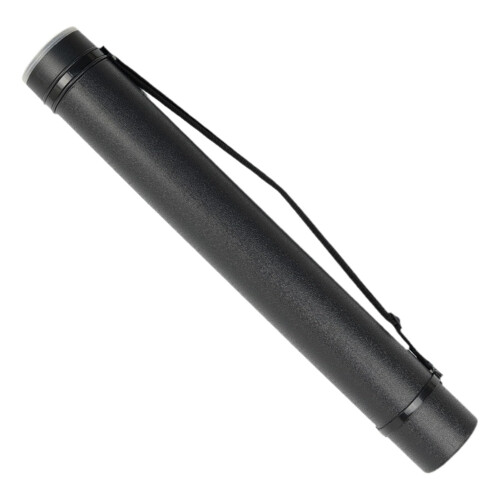 Poster tubes for storage, telescopic, shoulder strap, shatterproof, waterproof, reusable.