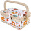 Sewing Basket Sewing Thread Needles Household Fabric Craft Craft Organizer 4