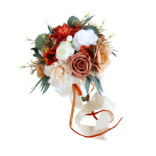 Bouquets de mariée de fleurs artificielles pour décorations de