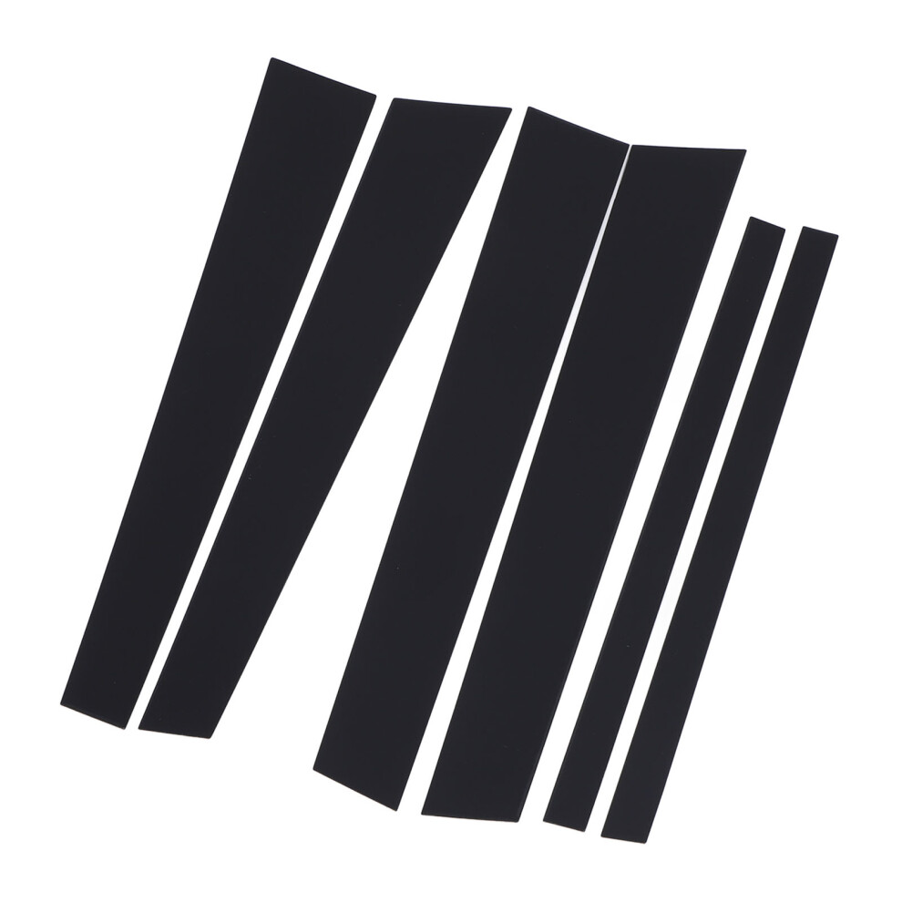 6 StãCke Sã¤Ulenpfostenabdeckung Glã¤Nzend Schwarz 8223848446188