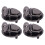 10 Sets Tuck Lock Verschluss Catch 40mm Silber 6