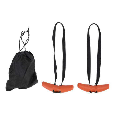 2 Stück Klimmzuggriffe aus Silikon-Nylon, 1