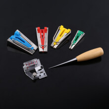 6 stücke Bias Tape Maker Kit 6/12/18/25mm Bindung