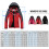 Damen Mountain Wasserdichte Shelljacke Skijacke 1