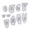 Memory Bear Vorlage Lineal Set Acryl Memory Bear 1