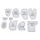 Memory Bear Vorlage Lineal Set Acryl Memory Bear 9