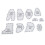 Memory Bear Vorlage Lineal Set Acryl Memory Bear 5