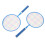 1 Paar Kinder-Badmintonschläger-Set mit 8