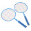 1 Paar Kinder-Badmintonschläger-Set mit 13