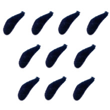 Plush Dog Ear Appliques DIY Headband Hat Bag Decors-Black 10