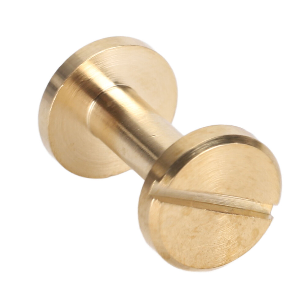 50Er-Set Bindenieten, Rund, Flacher Kopf, Messing, 8223848455661