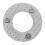 10 Stück 15,7 mm Lederösen, Legierung, 1
