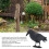 Kunststoff Crow Lockvogel Schwarz Raven für Jagd 15
