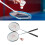 Paar blaues Badmintonschläger-Set aus 12