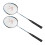 Paar blaues Badmintonschläger-Set aus 8