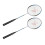 Paar blaues Badmintonschläger-Set aus 9