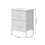 Living And Home Nightstand Bedside Table with 2 Storage Drawers, White 6