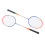 2 Stück Badmintonschläger aus Ferrolegierung, 5