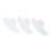 3PCS Surfbrett Fin Ersatz PVC Paddle Board Fin 11