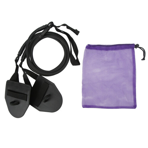 Schwimmarm-Krafttrainer, Latex, schwarz, 1