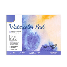 Aquarellpapierblock, Baumwoll-Skizzenbuch für