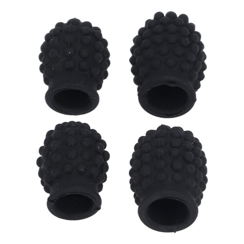 4Pcs Drum Stick Stumm Set Silikon Tipps Dämpfer 2