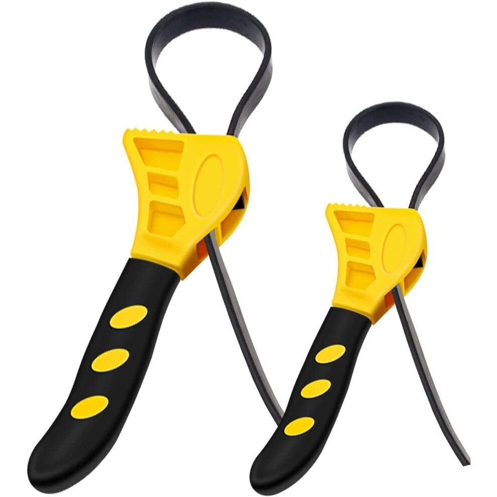 Adjustable Wrench With Rubber Strap, 24 Inch And 19.7 Inch (Yellow2 Pieces) 9426802035926
