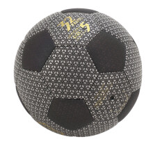 Leuchtender, leuchtender Fußball, holografisch,