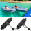 2PCS Kajak Paddel Schloss Halter Aufblasbare Boot 1
