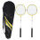 Badmintonschläger, Eisenlegierung, Nylon, 2