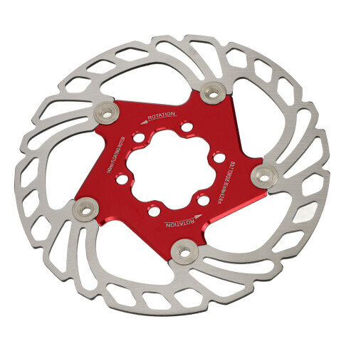 Rennrad-Bremsscheibe mit 6 Schrauben, große,