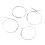 4PCS Violine String Ersatz Edelstahl Saiten 5