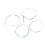 4PCS Violine String Ersatz Edelstahl Saiten 8