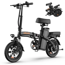 URLIFE F1L 14 Inch Electric Folding Bike -black