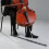 Cello-Endstift-Haltergurt, Leder, 13