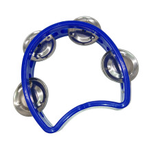 Tamburin aus Kunststoff, Handschlaginstrument, 4