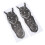 2Pcs Motorrad Schock Aufkleber Papier Universal 4