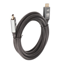 Grau 2m HD Audio Video Anschlusskabel 4K TV Laptop