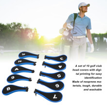 10Pcs Golf Club Head Cover Neopren Golf Head Cover
