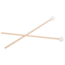 2PCS Bell Mallet Ahorn Griff Gummi Kopf Wunderbare