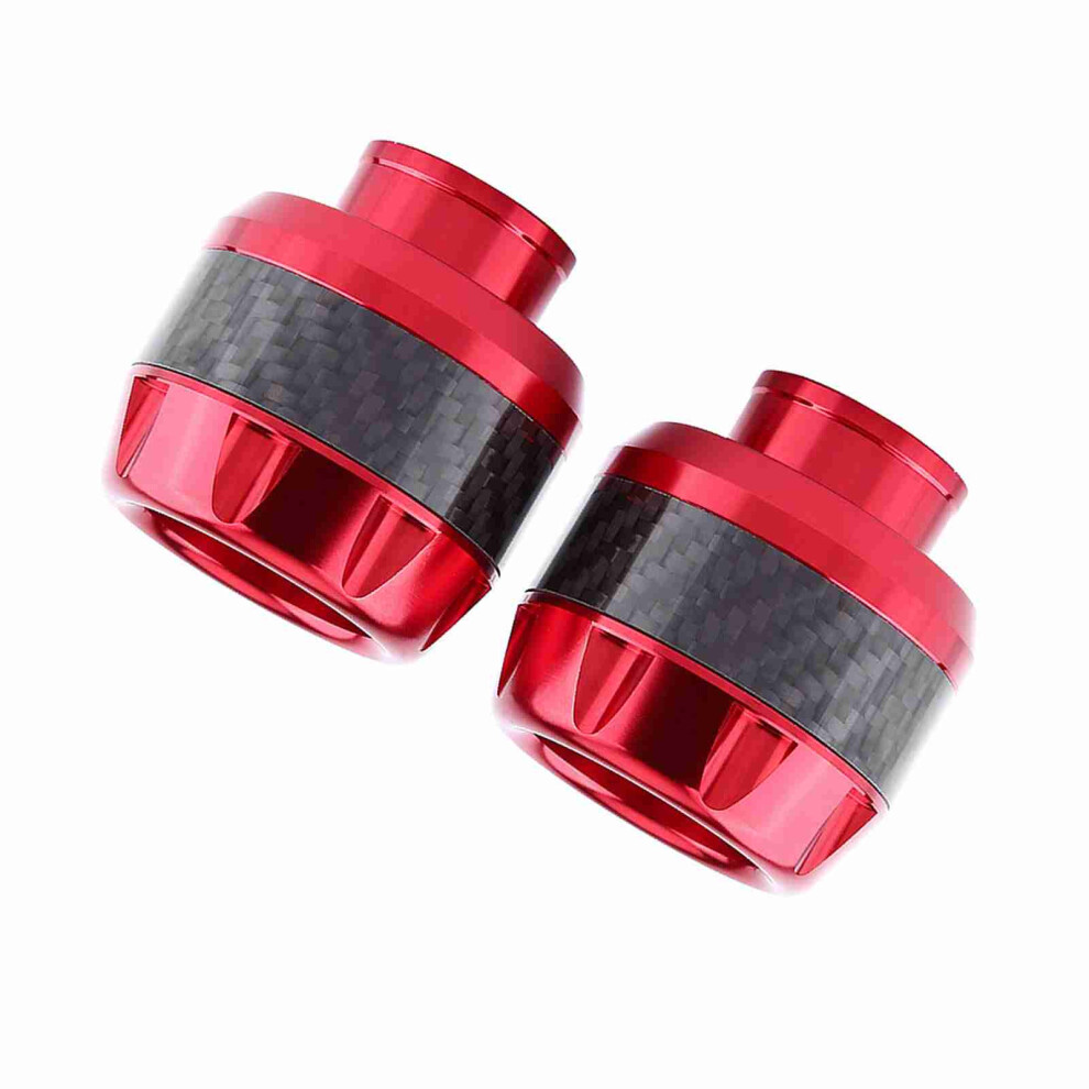 1 Paar Carbon Fiber Motorrad Gabel Rahmen Sliders 8223848514399