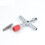 Multifunction electrical control cabinet elevator triangle key with screwdriver for train subway faucet water meter valve lock 1pc 1