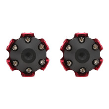 2 stücke Rad Gabel Rahmen Sliders Crash Schutz CNC