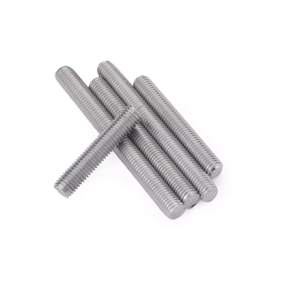 304 Stainless Steel Extended Full Thread Stud Rod M12 M16 M20 (5Pcs M20x70) 9412369559975