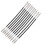 10Pcs Violine Tailgut Schwanz Gut Stahl 6