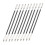 10Pcs Violine Tailgut Schwanz Gut Stahl 7