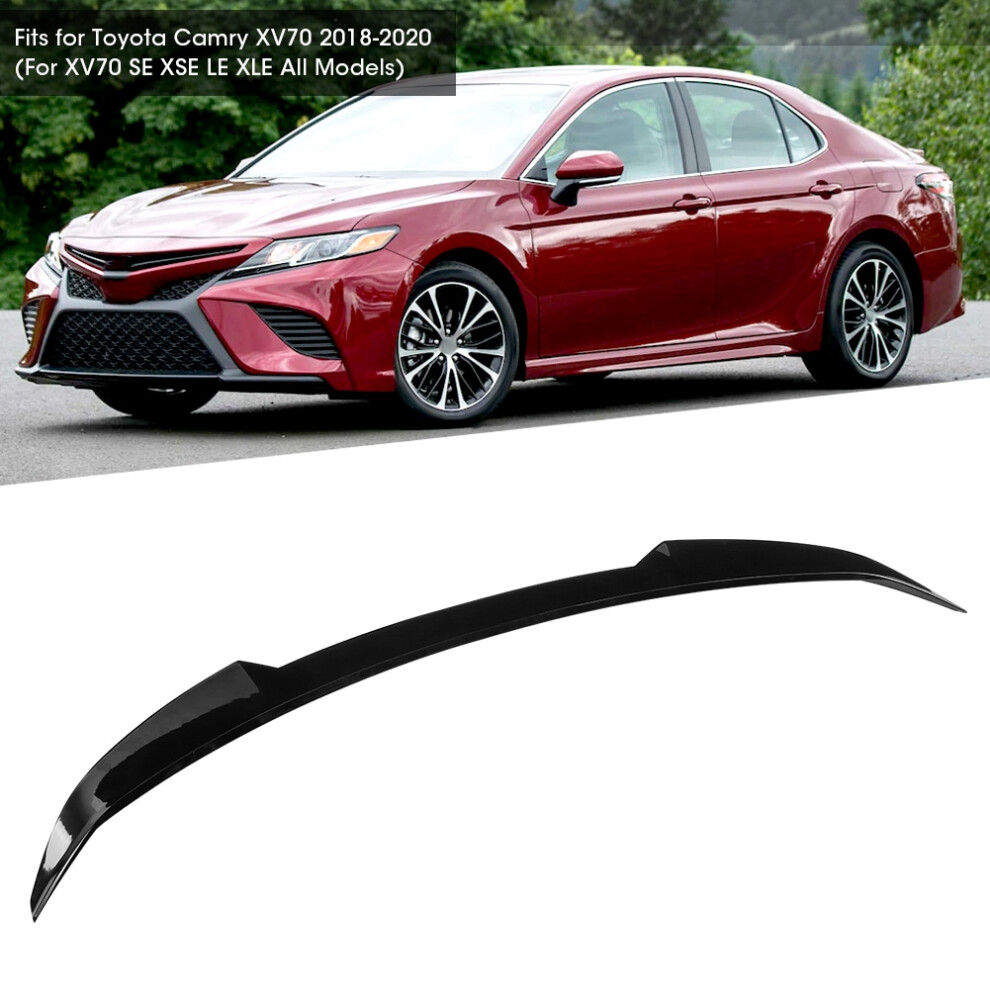 Glã¤Nzend Schwarz High Kick Stamm Deckel Spoiler 8223848525050