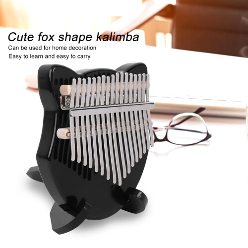 Kalimba Crystal Fox Shape Daumenklavier-Set, 17